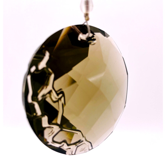 Swarovski 2010 SCS Amber Crystal Earth Ornament Suncatcher #A9100NR000156 w/ Box - Picture 6 of 11